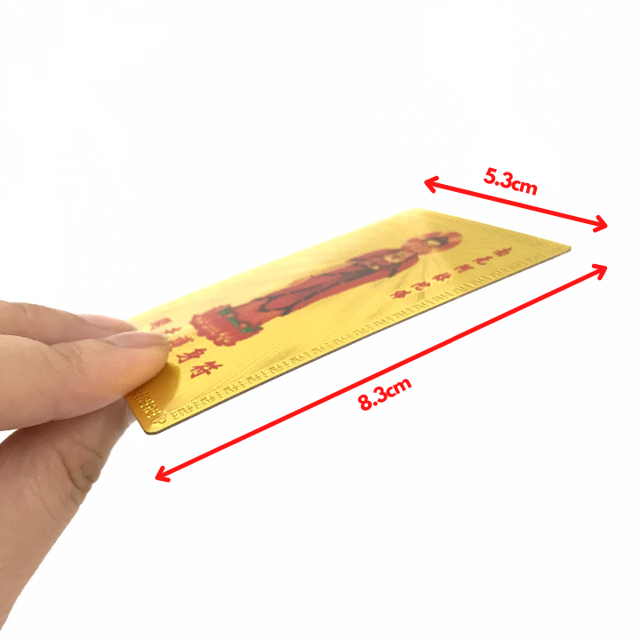 Thẻ Kim Bài Phật A Di Đà